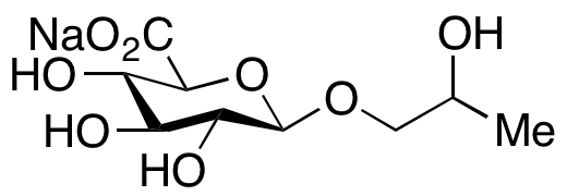 Propylene Glycol 1-Glucuronide Sodium Salt (Mixture of Diastereomers)