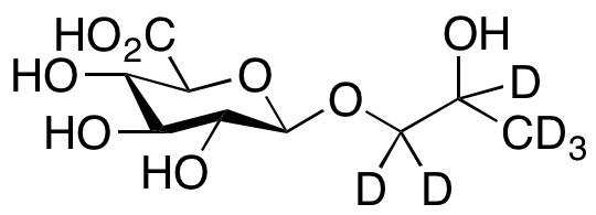 Propylene Glycol-d6 1-Glucuronide (Mixture of Diastereomers)