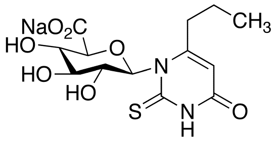 Propylthiouracil N-β-D-Glucuronide Sodium Salt