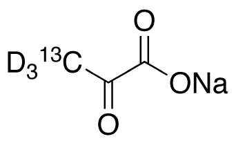 Pyruvic Acid-13C,d3 Sodium Salt