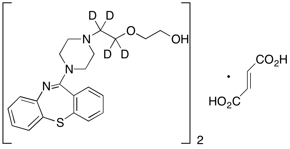 Quetiapine-d4 Hemifumarate