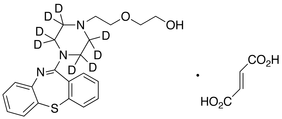 Quetiapine-d8 Fumarate