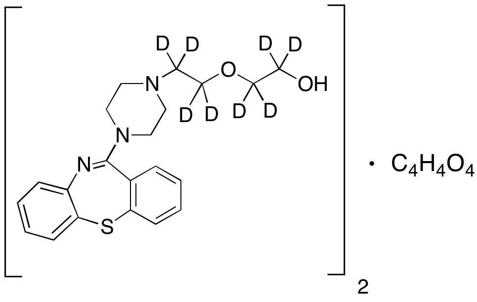 Quetiapine-d8 Hemifumarate