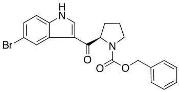 R-3-(N-Benzyloxycarbonylpyrrolidin-2-ylcarbonyl)-5-bromo-1H-indole