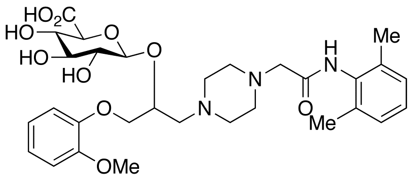 Ranolazine β-D-Glucuronide (mixture of diastereomers)