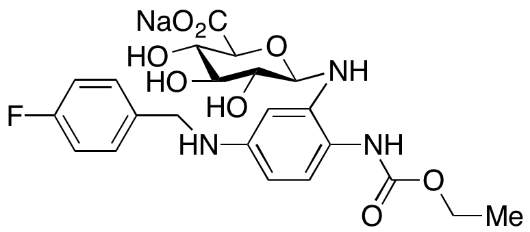 Retigabine N-β-D-Glucuronide Sodium Salt