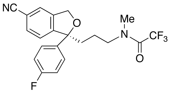 S-(+)-N-Trifluoroacetodesmethyl Citalopram