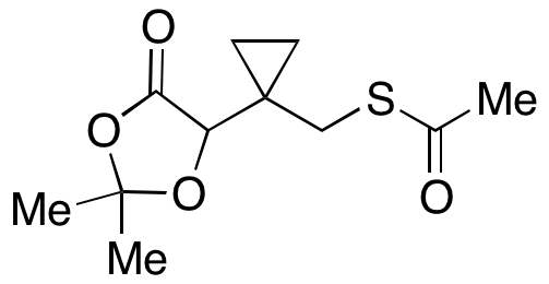 S-((1-(2,2-Dimethyl-5-oxo-1,3-dioxolan-4-yl)cyclopropyl)methyl) Ethanethioate