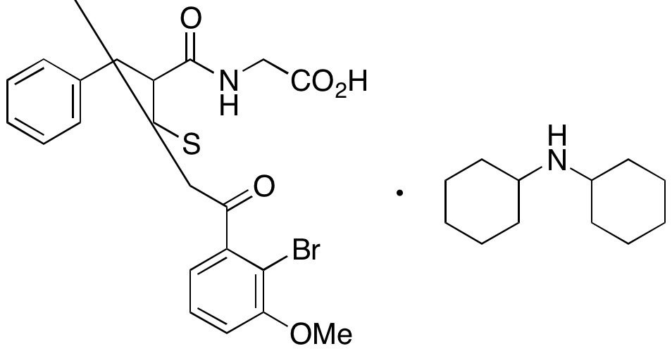 S-[2-(2-Bromo-3-methoxyphenyl)-2-oxoethyl] Thiorphan Dicyclohexylamine Salt