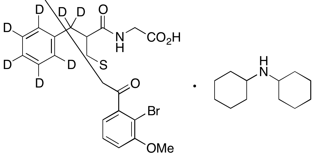 S-[2-(2-Bromo-3-methoxyphenyl)-2-oxoethyl] Thiorphan Dicyclohexylamine Salt-d7