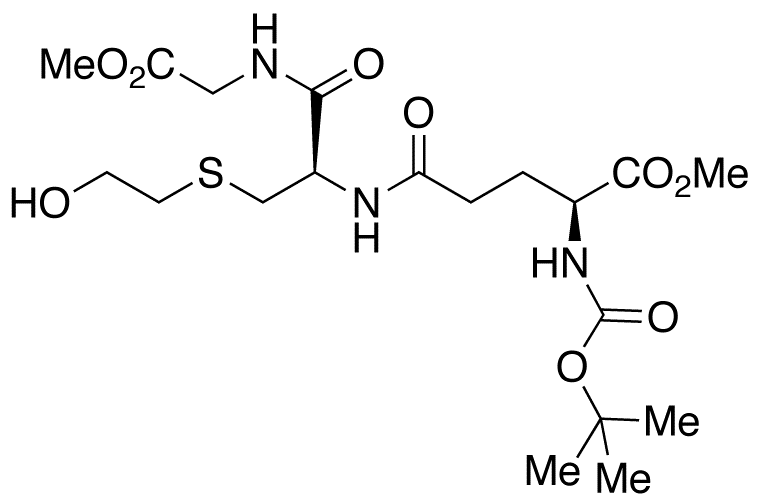 S-(2-Hydroxyethyl)-N-tert-butyloxycarbonyl Glutathione Dimethyl Diester