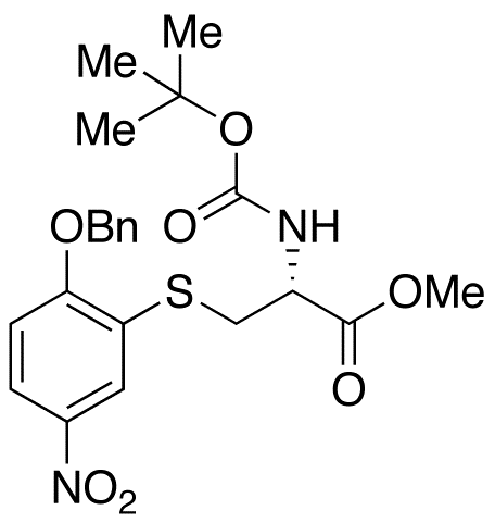 S-(5-Nitro-2-benzyloxy)phenyl-N-tert-butyloxycarbonyl-L-cysteine Methyl Ester