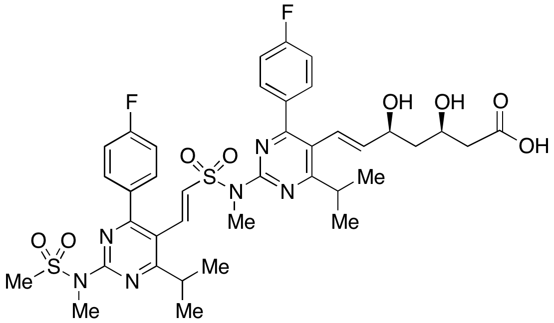 S-Demethyl (E)-S-[4-(4-Fluorophenyl)-6-isopropyl-2-(N-methylmethylsulfonamido)pyrimidin-5-ethenyl Rosuvastatin