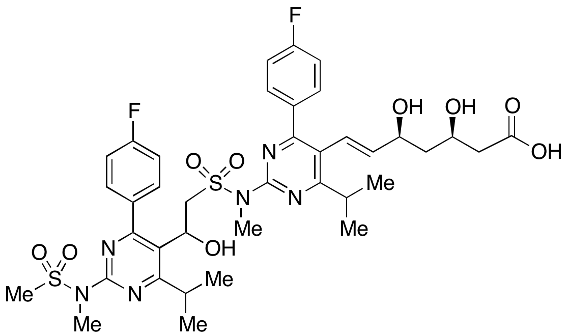 S-Demethyl S-[4-(4-Fluorophenyl)-6-isopropyl-2-(N-methylmethylsulfonamido)pyrimidin-5-hydroxyethyl Rosuvastatin