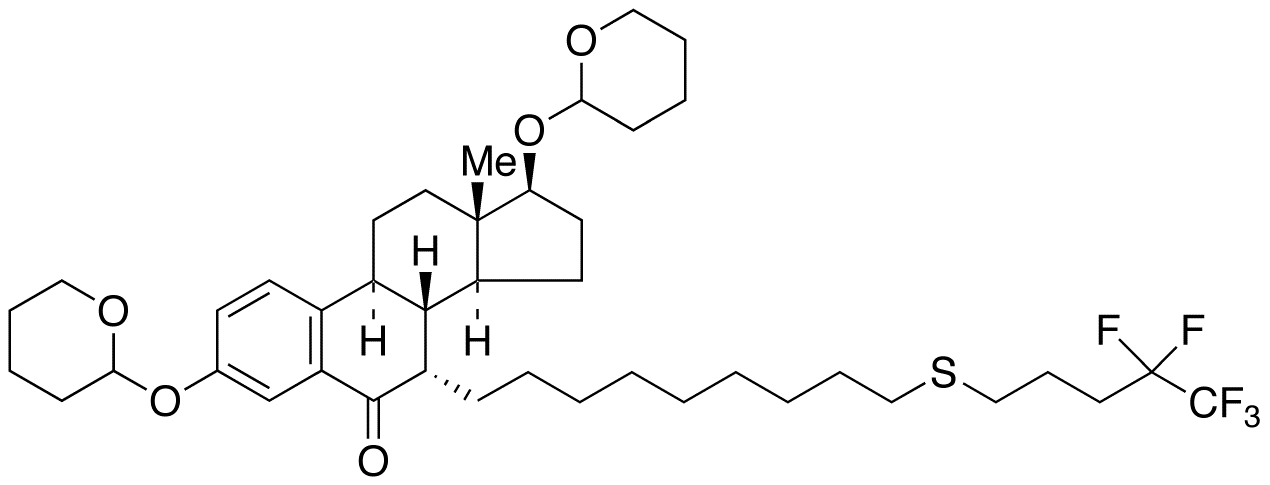 S-Deoxo-3,17β-bis-(O-tetrahydro-2H-pyran-2-yl)-6-oxo-fulvestrant