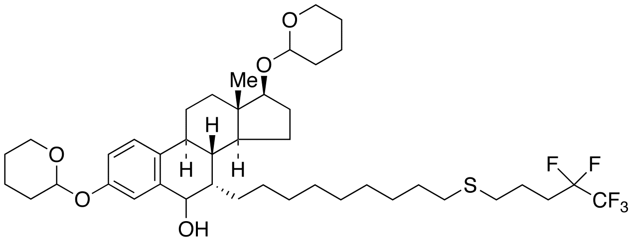 S-Deoxo-3,17-bis-(O-tetrahydro-2H-pyran-2-yl)-6-hydroxy-fulvestrant