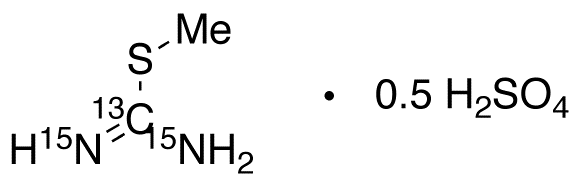 S-Methyl-isothiouronium-13C,15N2 Hemisulfate