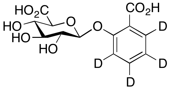 Salicylic Acid β-D-O-Glucuronide-d4