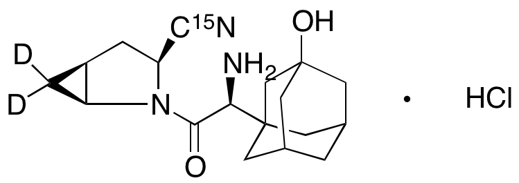 Saxagliptin-15N,D2 Hydrochloride