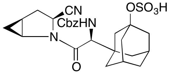 Saxagliptin N-Carboxybenzyl O-Sulfate