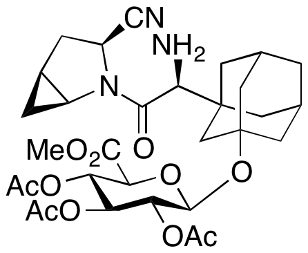 Saxagliptin Triacetyl-Ο-β-Glucuronide Methyl Ester