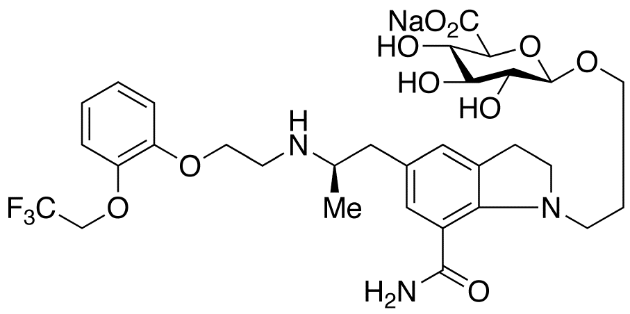 Silodosin β-D-Glucuronide Sodium Salt