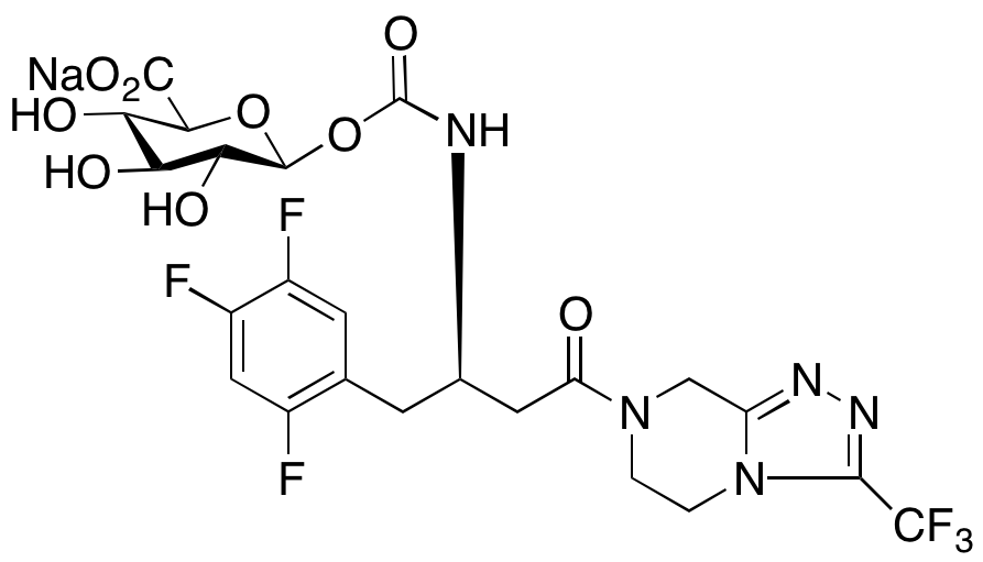 Sitagliptin Carbamoyl β-D-Glucuronide Sodium Salt