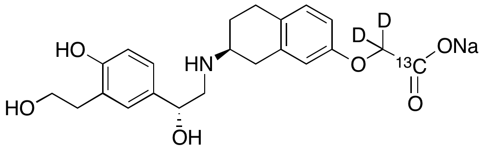 Sodium Oxo-De(aminodimethyl) Bedoradrine-13C, d2