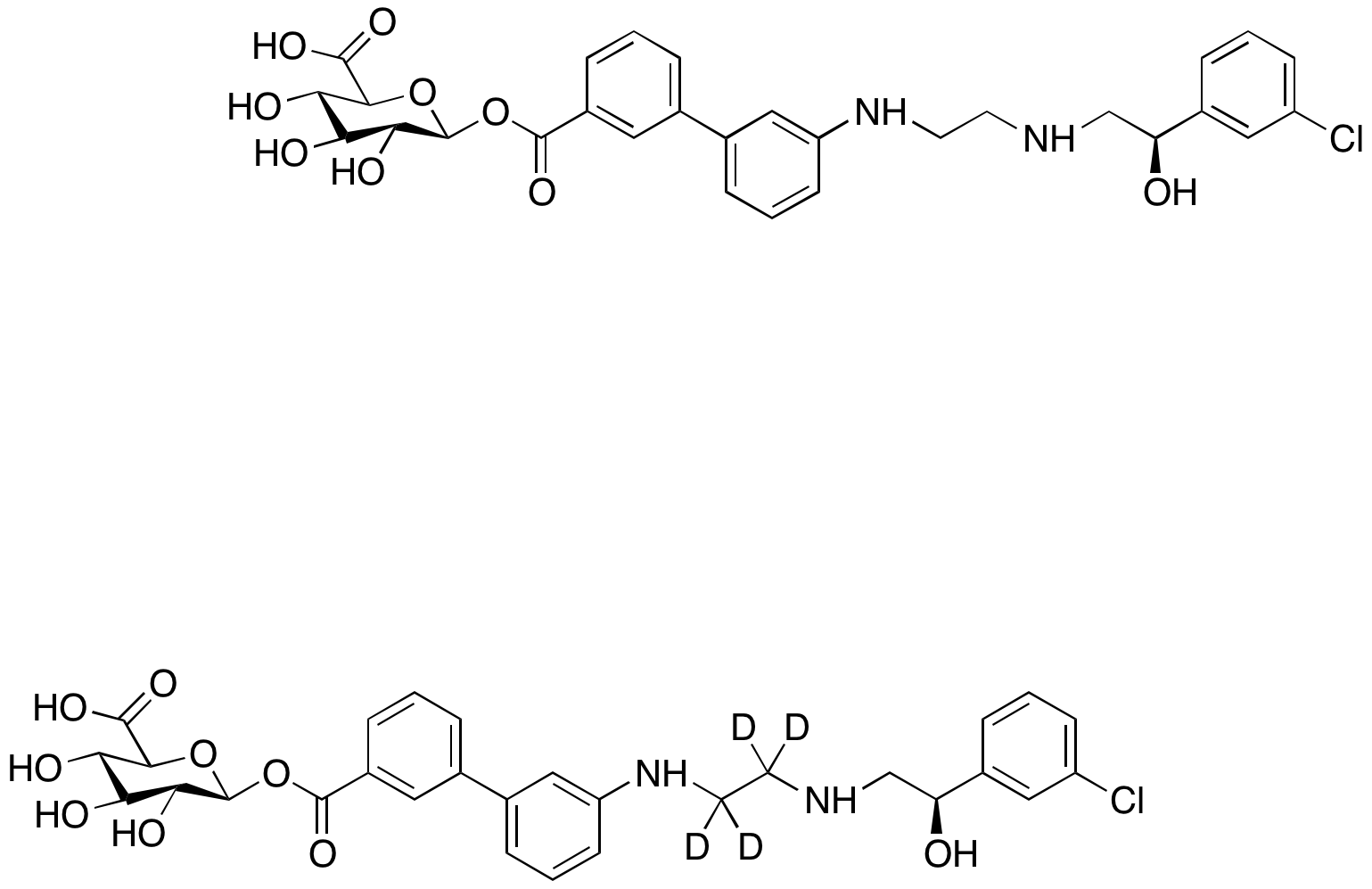 Solabegron Acyl Glucuronide-d4