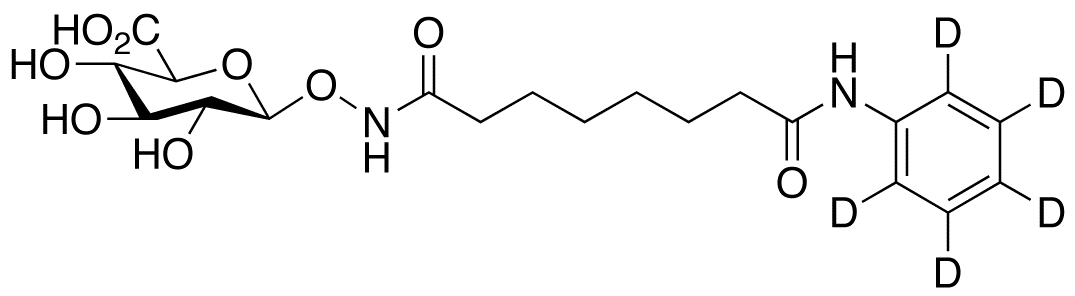 Suberoylanilide-d5 Hydroxamic Acid β-D-Glucuronide