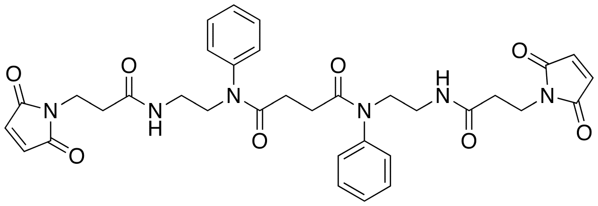 Succinyl Bis[(phenylimino)-2,1-ethanediyl]bis(3-maleimidopropanamide)