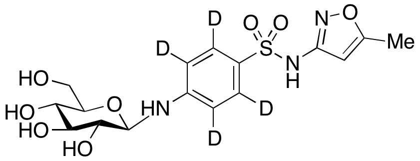 Sulfamethoxazole-d4 N4-glucoside