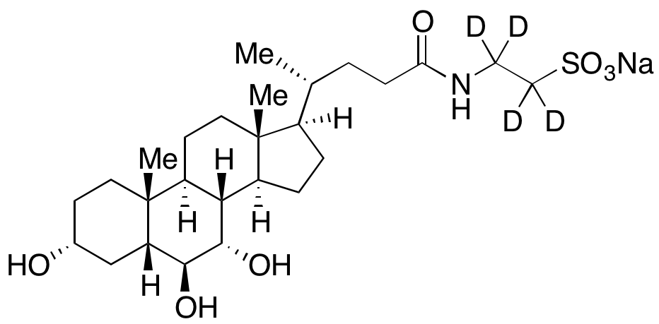 Tauro-α-muricholic Acid-d4 Sodium Salt