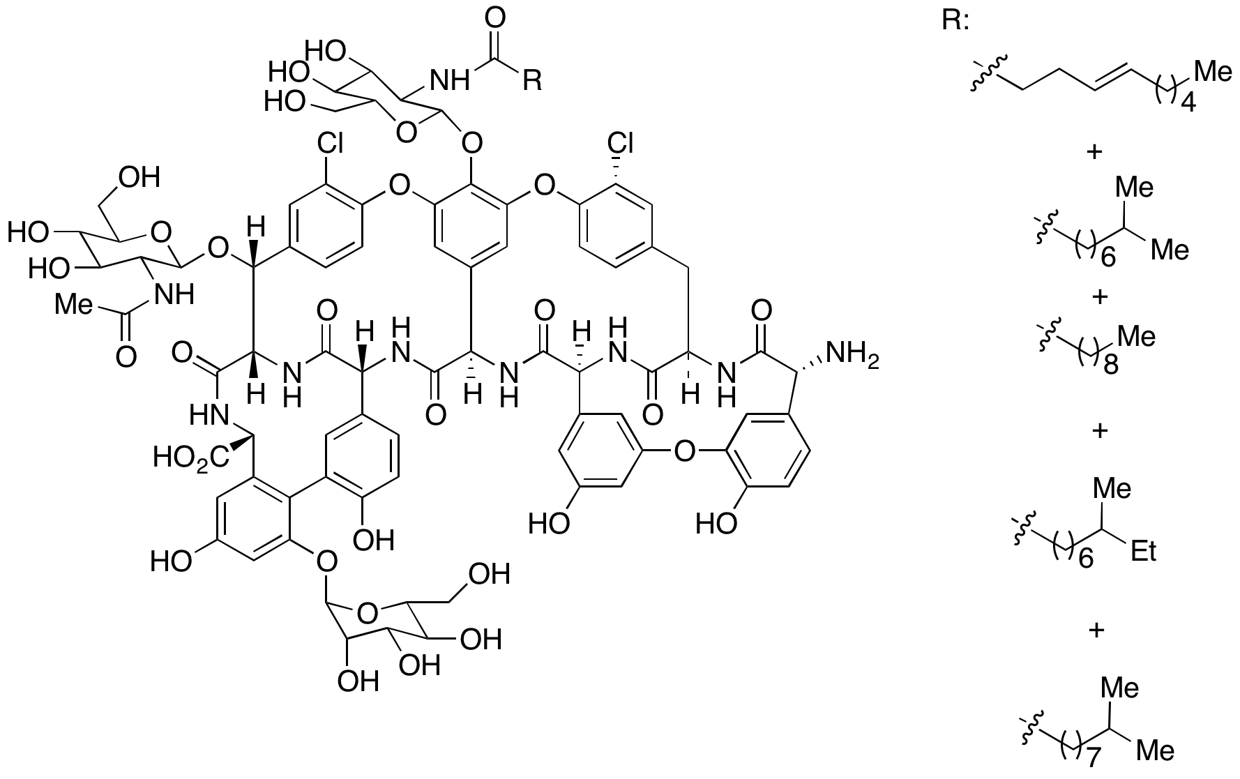 Teicoplanin A2 (Mixture of 2-1, 2-2, 2-3, 2-4 and 2-5)