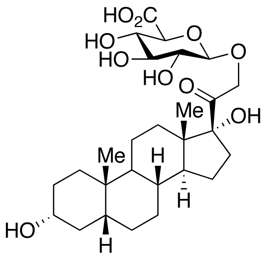 Tetrahydro-11-deoxy Cortisol 21-O-β-D-Glucuronide