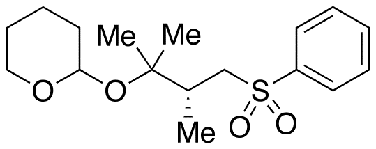 Tetrahydro-2-[(2R)-1,1,2-trimethyl-3-(phenylsulfonyl)propoxy]-2H-pyran