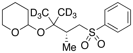 Tetrahydro-2-[(2R)-1,1,2-trimethyl-3-(phenylsulfonyl)propoxy]-2H-pyran-d6