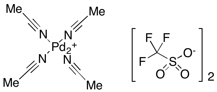 Tetrakis(acetonitrile)palladium(II) Bis(trifluoromethanesulfonate)