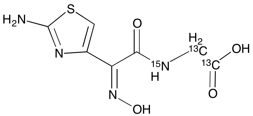 Thiazolylacetylglycine Oxime- 13C2,15N