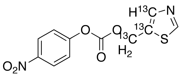 Thiazolylmethyl-4-nitrophenylcarbonate-13C3