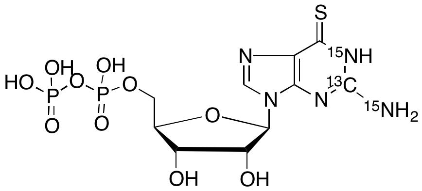 Thioguanosine  Diphosphate-13C,15N2