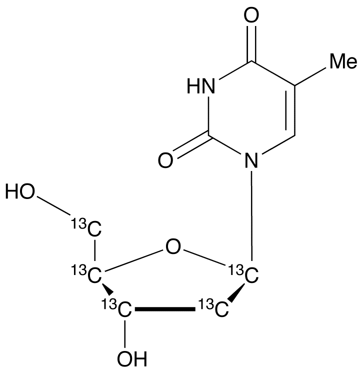 Thymidine-1’,2’,3’,4’,5’-13C5