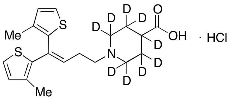 Tiagabine-d9 4-Carboxy Hydrochloride