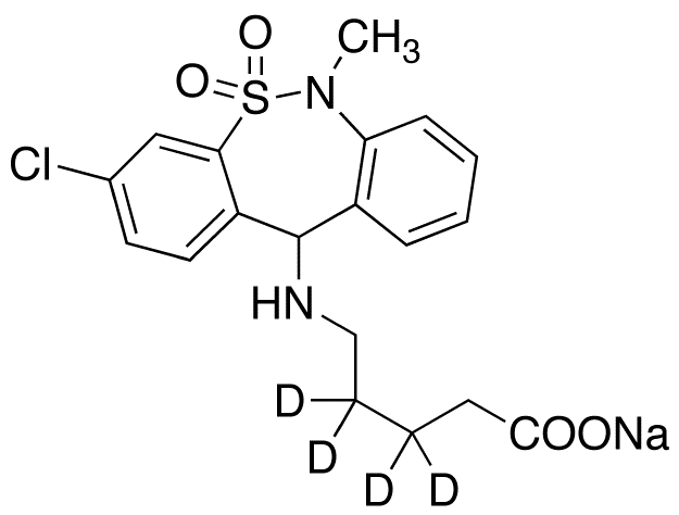 Tianeptine Metabolite MC5-d4 Sodium Salt