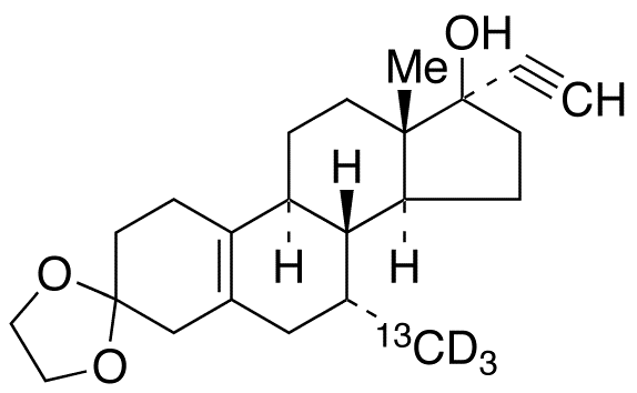 Tibolone-13CD3  3-Ethylene Ketal