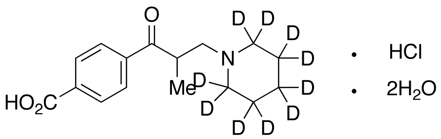 Tolperisone 4-Carboxylic Acid-d10 Hydrochloride Hydrate