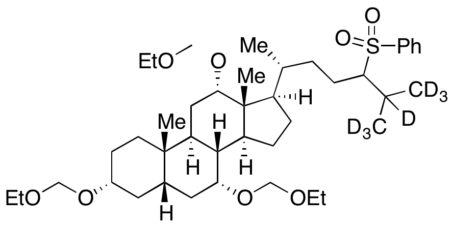 Trihydroxycoprostane-d7 24-Phenylsulfonyl 3,7,12-Triethoxymethyl Ether