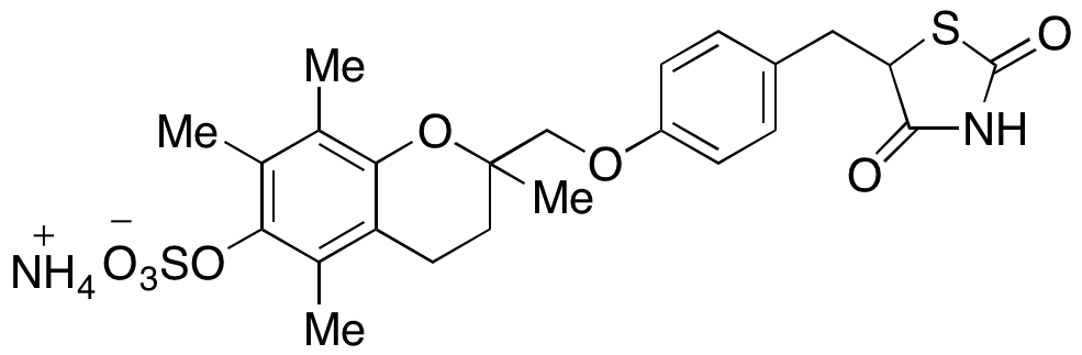 Troglitazone Sulfate Ammonium Salt