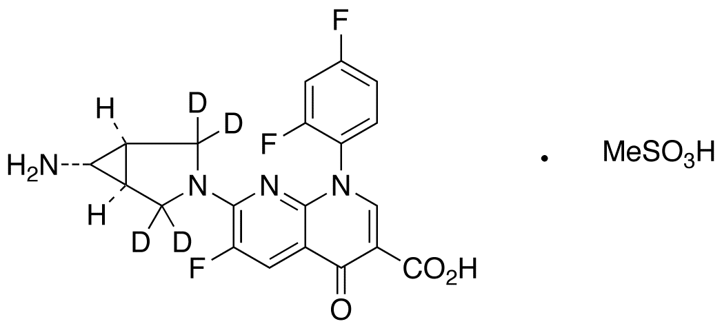 Trovafloxacin-d4 Mesylate