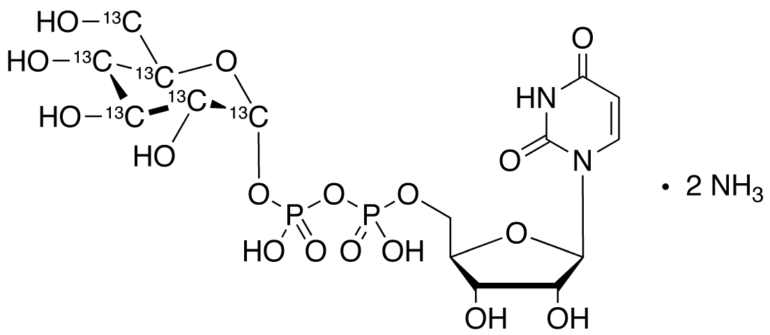 Uridine 5’-Diphospho-α-D-glucose-13C6 Diammonium Salt